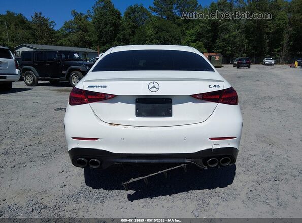 W1KAF8HB5PR073948 2023 MERCEDES-BENZ AMG C 43 White 