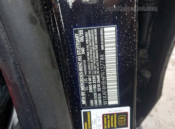 W1KAF8HB6PR127788 2023 MERCEDES-BENZ C Черный 