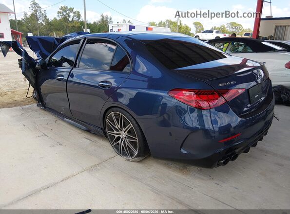 W1KAF8HB6RR201889 2024 MERCEDES-BENZ AMG C 43 Blue Rear left