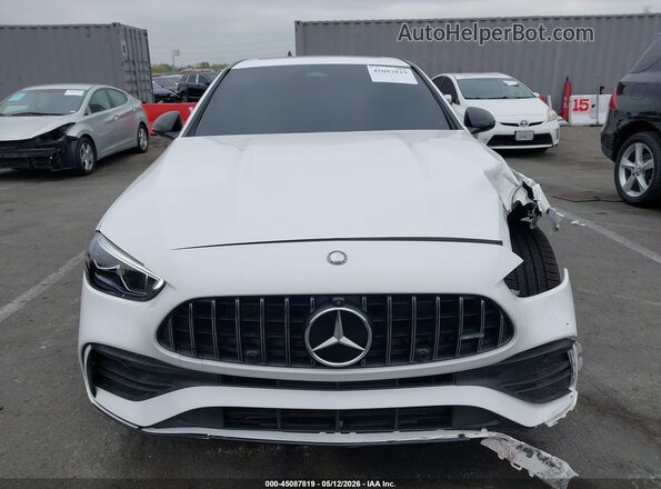 W1KAF8HB6TR309520 2026 MERCEDES-BENZ AMG C 43 White 