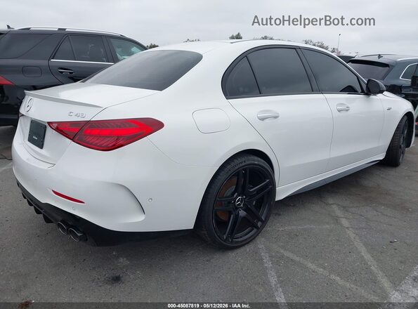 W1KAF8HB6TR309520 2026 MERCEDES-BENZ AMG C 43 White 