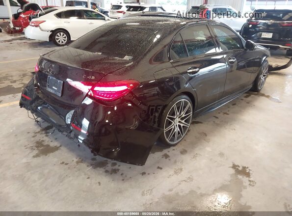 W1KAF8HB7SR286859 2025 MERCEDES-BENZ AMG C 43 Black Հետևի աջ