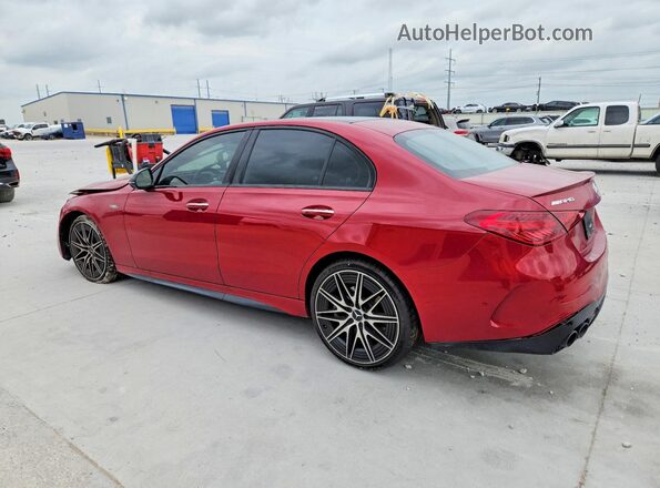 W1KAF8HB8TR325895 2026 MERCEDES-BENZ C Красный Задняя левая четверть