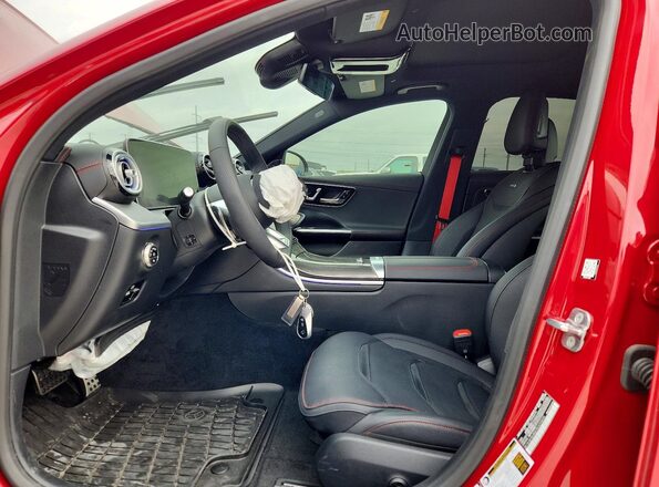 W1KAF8HB8TR325895 2026 MERCEDES-BENZ C Красный Вид салона спереди