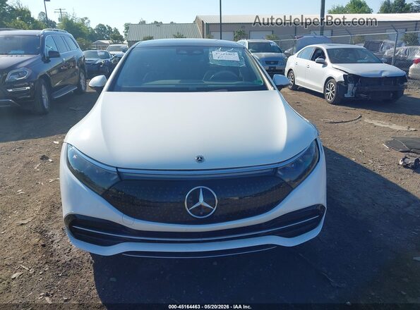 W1KCG2DB0NA003262 2022 MERCEDES-BENZ EQS 450+ White Vista del cuadro de instrumentos