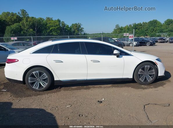 W1KCG2DB0NA003262 2022 MERCEDES-BENZ EQS 450+ White Vista interior trasera