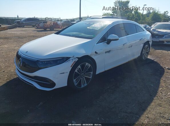 W1KCG2DB0NA003262 2022 MERCEDES-BENZ EQS 450+ White Vista tres cuartos delantera izquierda