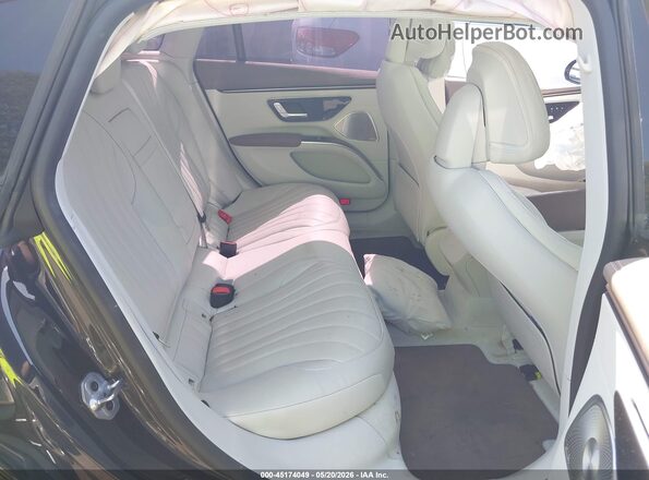 W1KCG2DB3NA007614 2022 MERCEDES-BENZ EQS Black VIN კოდის სტიკერის ხედი