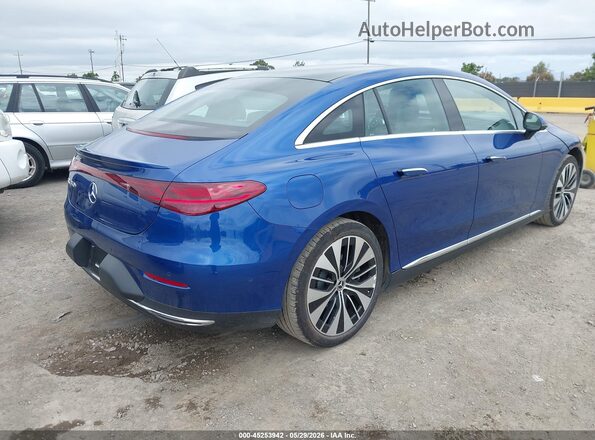 W1KEG2BB9PF014603 2023 MERCEDES-BENZ EQE 350 Blue Rear seats view