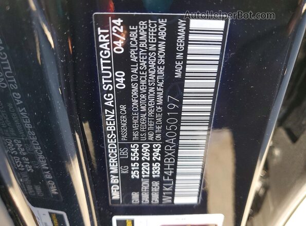 W1KLF4HBXRA050197 2024 MERCEDES-BENZ E Черный 