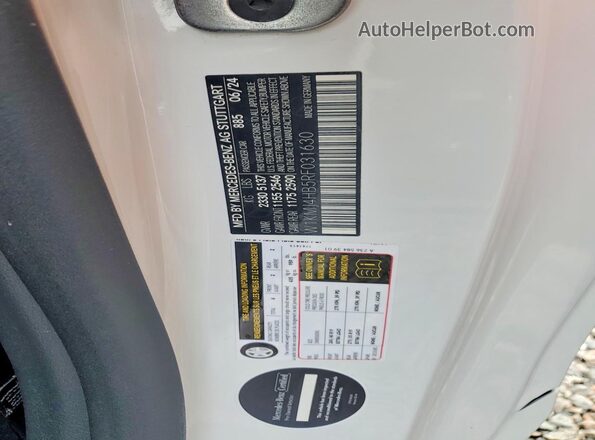 W1KMJ4HB5RF031630 2024 MERCEDES-BENZ CLE White Widok komory silnika