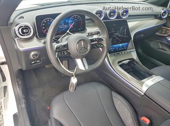 W1KMJ4HB5RF031630 2024 MERCEDES-BENZ CLE White Widok deski rozdzielczej