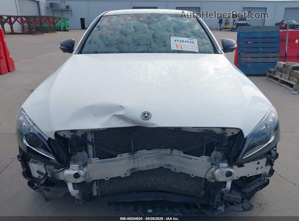 W1KWF8DB0LR603183 2020 MERCEDES-BENZ C-CLASS White წინა ხედი
