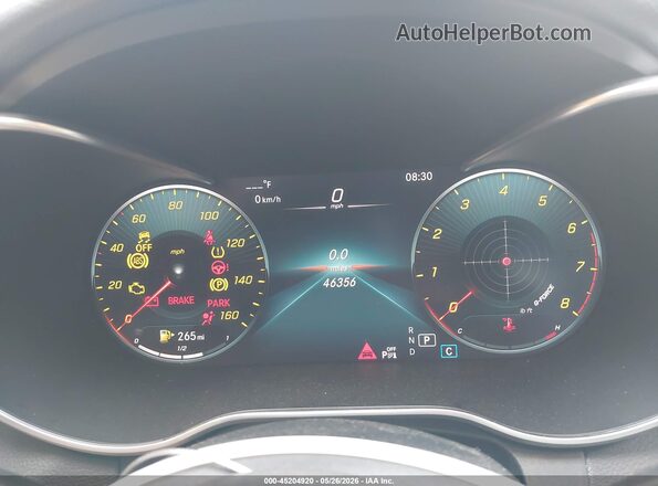 W1KWF8DB0LR603183 2020 MERCEDES-BENZ C-CLASS White უკანა სავარძლების ხედი