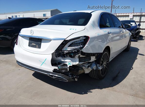 W1KWF8DB0MR648061 2021 MERCEDES-BENZ C-CLASS Белый Задняя правая четверть