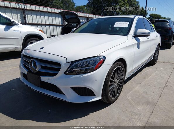 W1KWF8DB0MR648061 2021 MERCEDES-BENZ C-CLASS Белый Передняя левая четверть