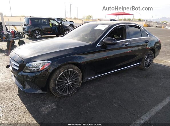 W1KWF8DB2MR615143 2021 MERCEDES-BENZ C-CLASS Black Przód lewy