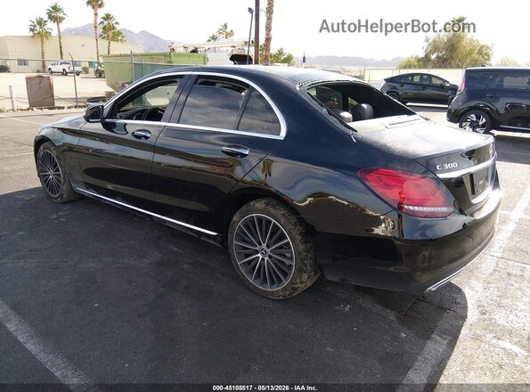 W1KWF8DB2MR615143 2021 MERCEDES-BENZ C-CLASS Black Tył lewy