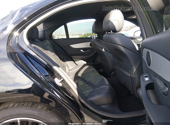 W1KWF8DB2MR615143 2021 MERCEDES-BENZ C-CLASS Black Widok naklejki z numerem VIN