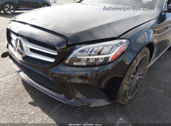 W1KWF8DB2MR615143 2021 MERCEDES-BENZ C-CLASS Black Widok z przodu