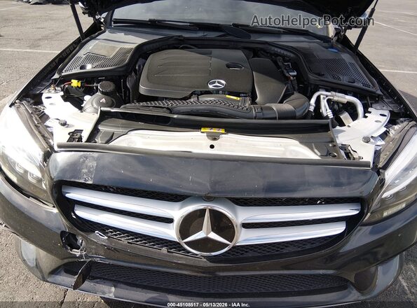 W1KWF8DB2MR615143 2021 MERCEDES-BENZ C-CLASS Black Widok z tyłu