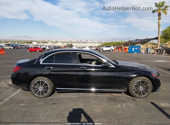 W1KWF8DB2MR615143 2021 MERCEDES-BENZ C-CLASS Black Widok wnętrza z tyłu