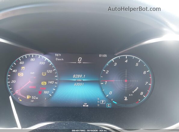 W1KWF8DB3LR583706 2020 MERCEDES-BENZ C-CLASS Black უკანა სავარძლების ხედი