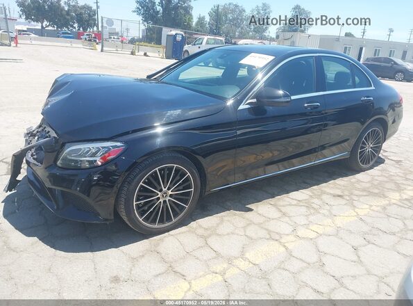 W1KWF8DB3LR583706 2020 MERCEDES-BENZ C-CLASS Black წინა მარცხენა ხედი სამი მეოთხედიდან