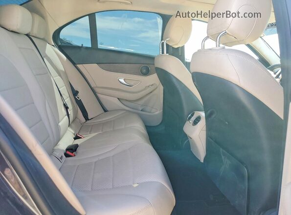 W1KWF8DB4MR631540 2021 MERCEDES-BENZ C Blue Rear seats view