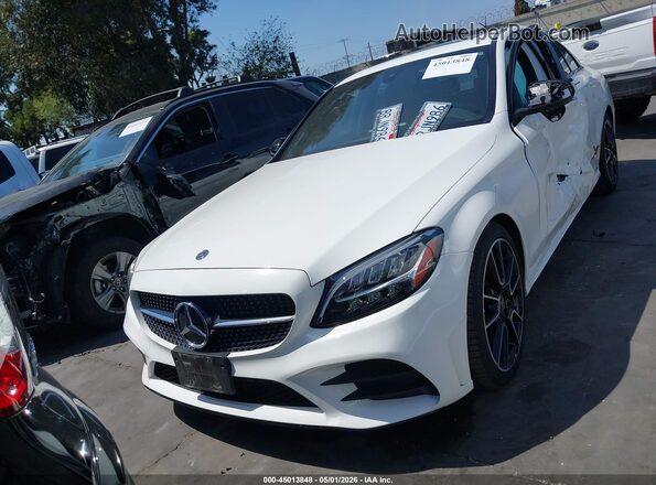 W1KWF8DB5LR575168 2020 MERCEDES-BENZ C-CLASS White Вид щитка приладів