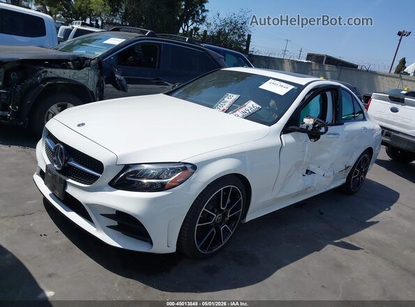 W1KWF8DB5LR575168 2020 MERCEDES-BENZ C-CLASS White Передня ліва чверть