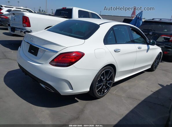 W1KWF8DB5LR575168 2020 MERCEDES-BENZ C-CLASS White Задня права чверть