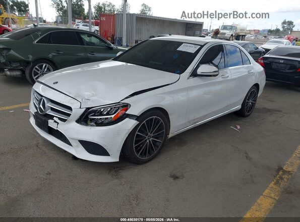 W1KWF8DB5MR639419 2021 MERCEDES-BENZ C-CLASS White Vista tres cuartos delantera izquierda