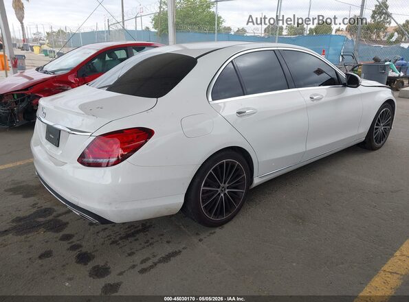 W1KWF8DB5MR639419 2021 MERCEDES-BENZ C-CLASS White Trasero derecho