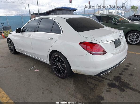 W1KWF8DB5MR639419 2021 MERCEDES-BENZ C-CLASS White Trasero izquierdo