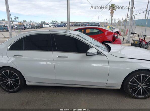 W1KWF8DB5MR639419 2021 MERCEDES-BENZ C-CLASS White Vista interior trasera
