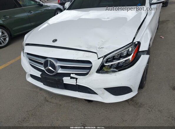 W1KWF8DB5MR639419 2021 MERCEDES-BENZ C-CLASS White Vista frontal