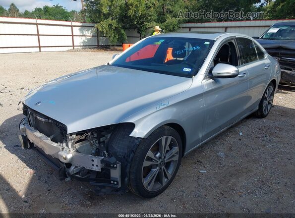 W1KWF8DB6LR575731 2020 MERCEDES-BENZ C-CLASS Серебряный Передняя левая четверть