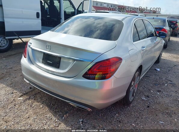 W1KWF8DB6LR575731 2020 MERCEDES-BENZ C-CLASS Серебряный Задняя правая четверть