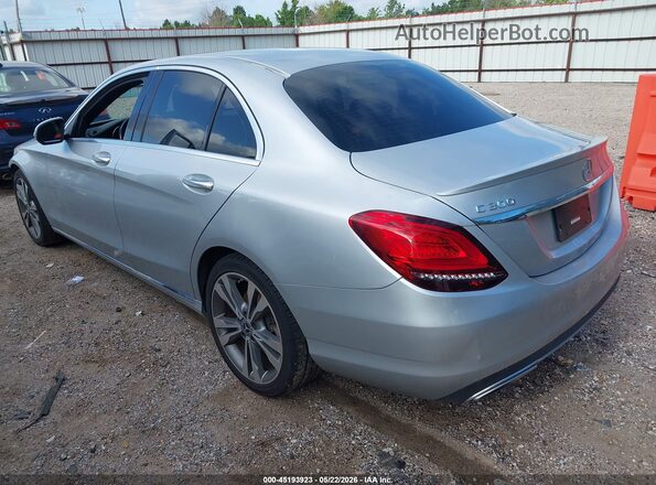 W1KWF8DB6LR575731 2020 MERCEDES-BENZ C-CLASS Серебряный Задняя левая четверть