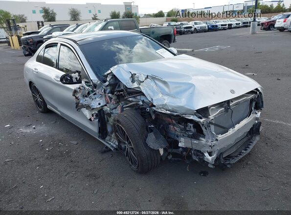 W1KWF8DB6LR597163 2020 MERCEDES-BENZ C-CLASS Silver Вид спереду