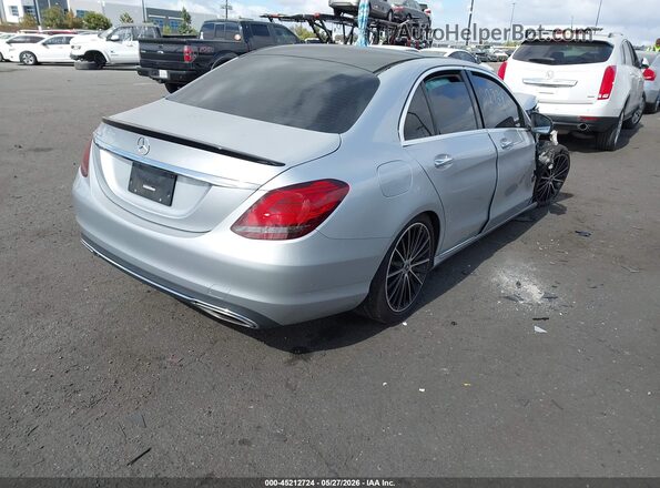 W1KWF8DB6LR597163 2020 MERCEDES-BENZ C-CLASS Silver Задня права чверть