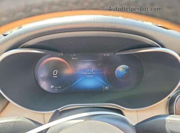 W1KWF8DB7LR567217 2020 MERCEDES-BENZ C White Vista del cuadro de instrumentos