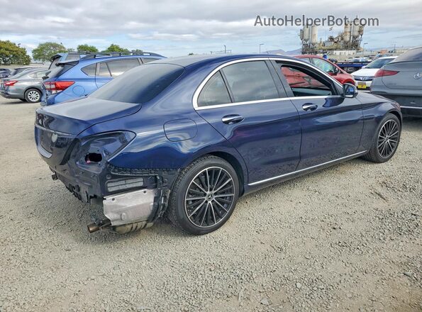 W1KWF8DB8MR616894 2021 MERCEDES-BENZ C Blue Tył prawy