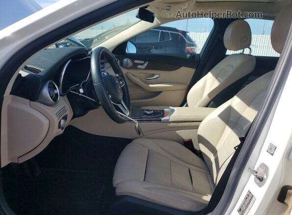 W1KWF8DB8MR648745 2021 MERCEDES-BENZ C White Front interior view