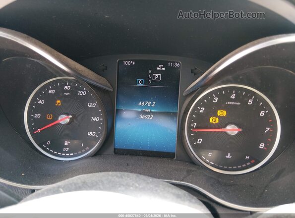 W1KWF8EB0LR582611 2020 MERCEDES-BENZ C-CLASS Черный Вид задних сидений