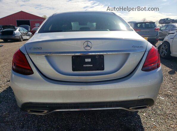 W1KWF8EB6MR625401 2021 MERCEDES-BENZ C Silver უკანა ხედი