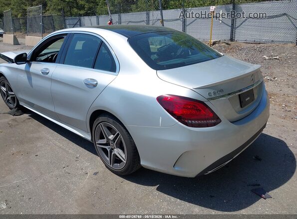 W1KWF8EB6MR629531 2021 MERCEDES-BENZ C-CLASS Серебряный Задняя левая четверть
