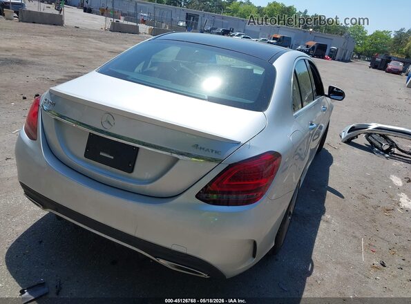 W1KWF8EB6MR629531 2021 MERCEDES-BENZ C-CLASS Серебряный Задняя правая четверть