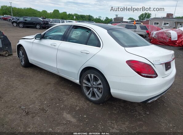 W1KWF8EB7MR605982 2021 MERCEDES-BENZ C-CLASS Белый Задняя левая четверть